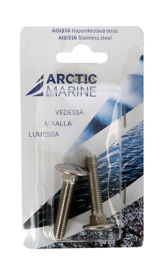 Arctic Marine Lukkoruuvi M8x30mm AISI 316 2kpl