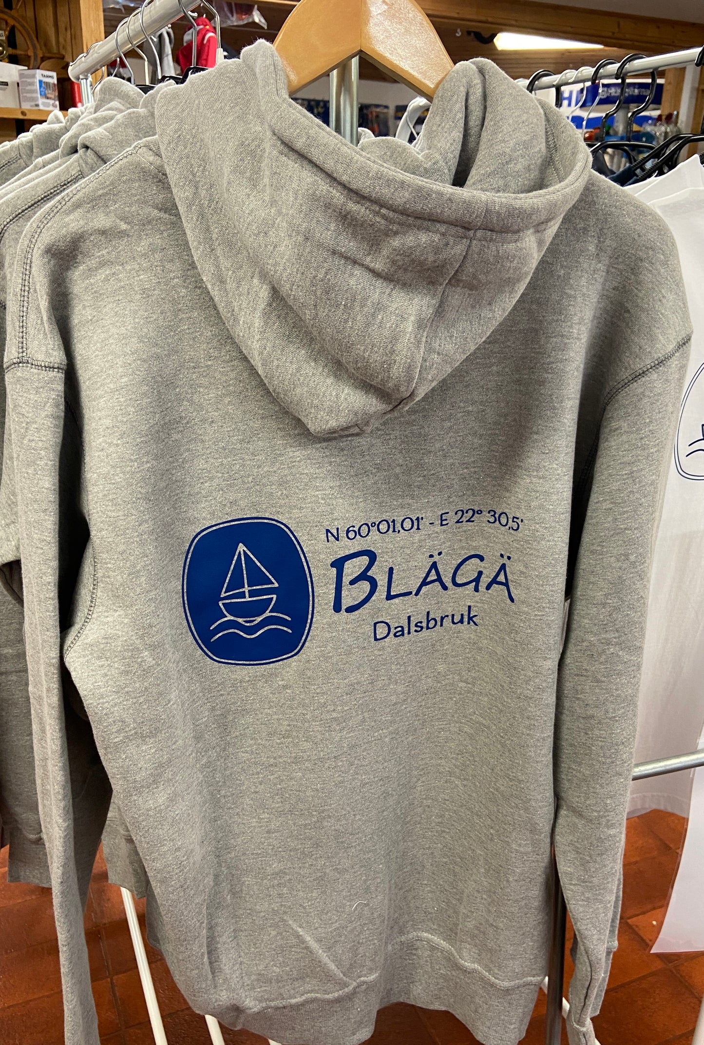 Harmaa Blägä huppari XXL