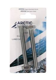 Arctic Marine Kuusioruuvi M10x60mm AISI 316 2kpl