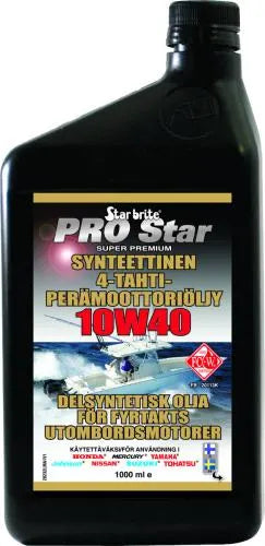 Star Brite ProStar 10W-40 moniaste 4-tahti perämoottoriöljy 1L